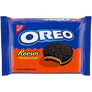 12.35-oz OREO REESE'S Peanut Buttery Creme Chocolate Sandwich Cookies 2 for $8
