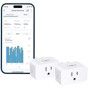 Prime Card Members: 2-pk TP-Link TapoSmart Wi-Fi Mini Smart Plug $15 + $25% Back + Free Shipping