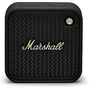 $84.50 | Marshall Willen II Bluetooth Portable Speaker - Black & Brass at Amazon