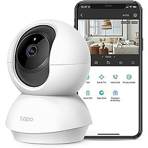 $19.53* | TP-Link Tapo C210 3MP Pan & Tilt Indoor Wi-Fi Security Camera w/ Night Vision at Amazon