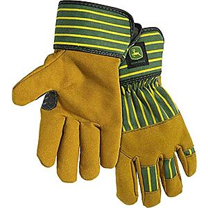 $7.99 | John Deere JD00024-Y Youth Split Cowhide Leather Palm Gloves at Amazon