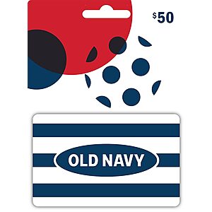 $42.50 | $50 Old Navy Gift Card at Amazon