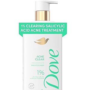 18.5-Oz Dove Body Wash (Acne Clear) $6 w/ Subscribe & Save