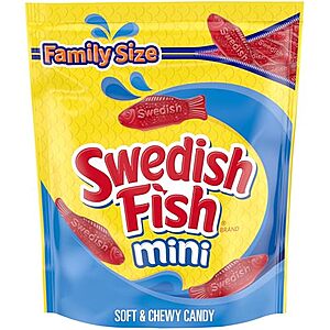 Select Accounts: 1.8-lb. Swedish Fish Mini Soft & Chewy Candy $3.85 w/ Subscribe & Save