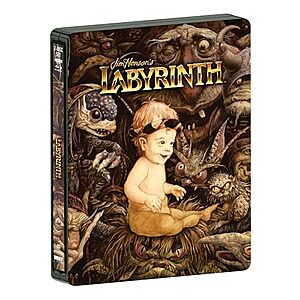 Labyrinth: Limited Edition Steelbook (1986, 4K UHD + Blu-ray) $23.20 