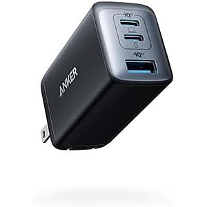 Anker 735 Nano II 65W GaN II 3-Port USB Fast Charger $26