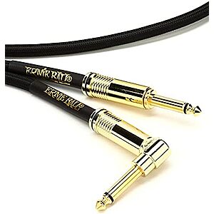 18' Ernie Ball Braided Straight/Angle Instrument Cable $20.35 