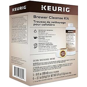 $9.99 | Keurig Brewer Cleanse Kit at Amazon