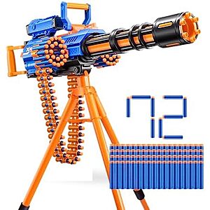 ZURU XSHOT Insanity Motorized Rage Fire Toy Dart Blaster w/ 72 Darts & Tripod $23.50 