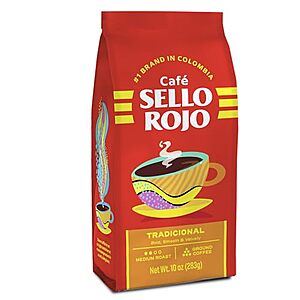 10-Oz Sello Rojo Tradicional Medium Roast Ground Coffee $3.40 w/ Subscribe & Save