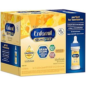 [YMMV, SnS, AC] $5.01 | 6-Pack 2-Oz Enfamil NeuroPro Infant Ready To Use Nursettes at Amazon