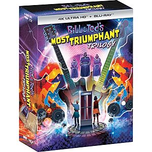 Bill & Ted's Most Triumphant Trilogy (4K UHD + Blu-ray) $43 + Free Shipping