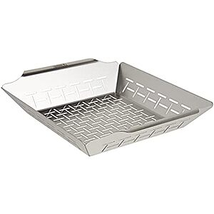 16.99* | Weber Deluxe Grilling Basket (11.8" W x 13.8" D x 2.5" H) at Amazon