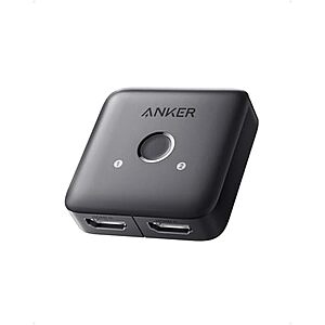 Anker HDMI Switch 4K@60Hz (2 in 1 Out) $10