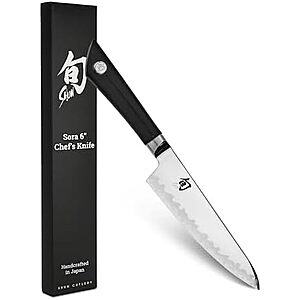 $59 | Shun Sora 6" Chef's Knife at Amazon