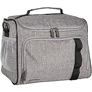 $10.78* | 24-Can Amazon Basics Insulated Soft Cooler Bag (Gray) at Amazon