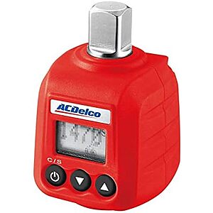 $57.51* | ACDelco 1/2” Heavy Duty Digital Torque Adapter (14.8 to 147.6 ft-lbs) at Amazon