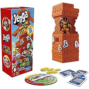 $12.49 | Hasbro Jenga: Super Mario Edition Game (Amazon Exclusive) at Amazon