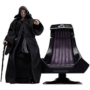 $31.49 | Star Wars The Black Series: Return of The Jedi 6" Emperor Palpatine Action Figure & Throne at Amazon