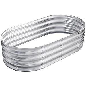 $21.98* | 4'x2'x1' TATAANTY Galvanized Raised Garden Bed at Amazon