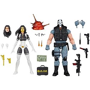 $26.49 | 6" Scale Marvel Legends Series: Super-Villains Madame Masque & Crossbones Action Figures w/ Accessories at Amazon