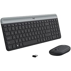 $29* | Logitech MK470 Slim Wireless Keyboard & Mouse Combo (Graphite) at Amazon