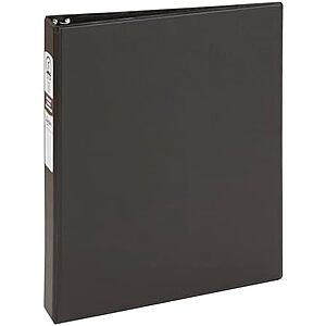 $2.86 | Avery Standard 3 Ring Binder, 1" Round Rings, 175-Sheet Capacity at Amazon