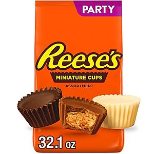 [SnS] $10.27* | 32.1-Oz Reese's Miniatures Peanut Butter Cups (Assorted Flavors) at Amazon
