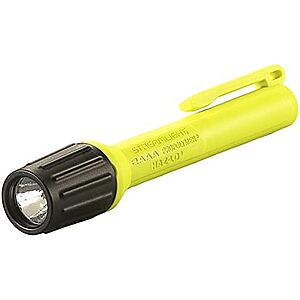 $19.42 | Streamlight 66505 2AAA ProPolymer HAZ-LO 60-Lumen 800-Candela Intrinsically Safe LED Flashlight at Amazon