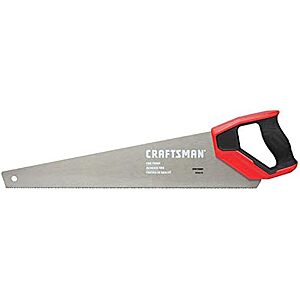 $10.92 | CRAFTSMAN Hand Saw, 20-Inch, Fine Finish (CMHT20881) at Amazon