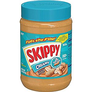 [SnS, AC] $3.58 | 28-Oz SKIPPY Creamy Peanut Butter at Amazon