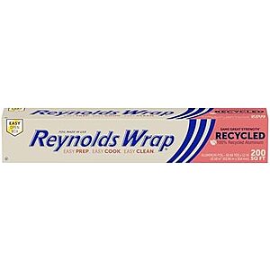 [SnS, AC] $$6.16* | 200-Sq Ft Reynolds Wrap Recycled Aluminum Foil at Amazon