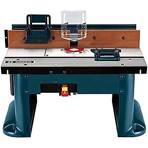 27" x 18" Bosch 15-Amp Adjustable MDF Router Table $149 + Free Shipping