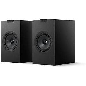 $399.99* | KEF Q1 Meta Bookshelf Speakers (Pair, Black) at Amazon
