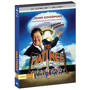 $17.49 | Matinee: Collector's Edition (4K Ultra HD + Blu-ray) at Amazon