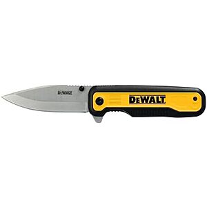 $11.50* | Dewalt Drop Point Pocket Knife at Amazon