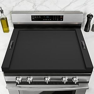 $36.99* | Dumos Acacia Noodle Board Stove Cover w/ Handles (Various Colors) at Amazon