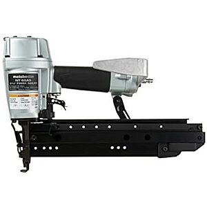 $173.99 | Metabo HPT Pro Finish Nailer, 16 Gauge, 1-1/2" to 2-1/2" Straight Nails, NT65A5 at Amazon