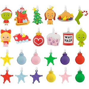 $11.31* | 24-Pack Hallmark Dr. Seuss's How The Grinch Stole Christmas! Mini Ornaments at Amazon
