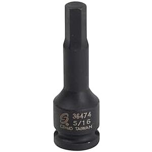 $5.99 | SUNEX Tools 3/8 in. Drive 5/16 in. 6-Point Hex Bit Impact Socket, CR-MO Steel, Model 36474 at Amazon