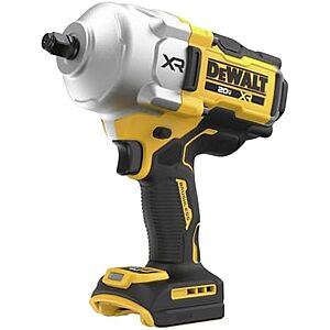 $259.95 | DEWALT 20V MAX Cordless Impact Wrench, 1/2" Hog Ring, High Torque, Brushless, Bare Tool Only (DCF961B) at Amazon