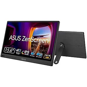 15.6" ASUS ZenScreen MB169CK Portable 1080p IPS Monitor $79 + Free S/H