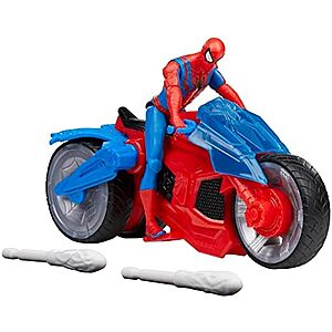 Spider-Man Epic Hero Series Web Blast Cycle w/ Action Figure $2.45 
