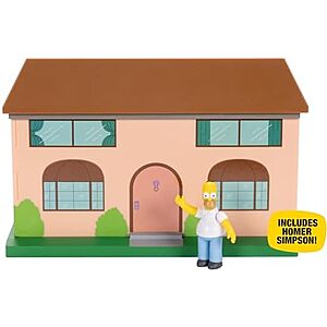 $9.99* | JAKKS Pacific Disney The Simpsons: Living Room Diorama Playset w/ Homer Figure at Amazon