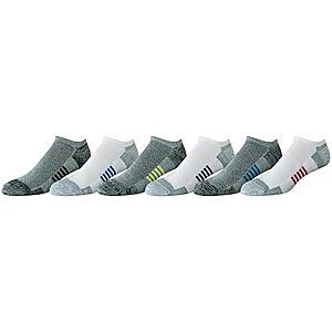 6-Pairs Amazon Essentials Men's Cotton Cushioned No Show Socks from $4.50 w/ S&S
