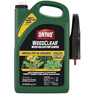 Select Accts: 1-Gal Ortho WeedClear Weed Killer for Lawns w/ Trigger Sprayer $9 