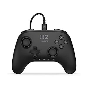 PowerA Advantage Wired Controller for Nintendo Switch 2 (Black) $15 + Free S&H w/ Amazon Prime