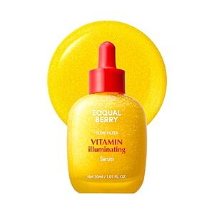 [SnS] $13.49* | 1.01-Oz EQQUALBERRY Vitamin Illuminating Serum at Amazon