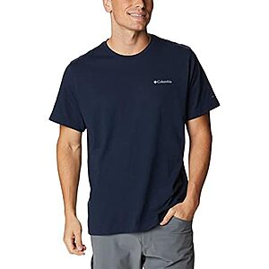 Columbia Men's Thistletown Hills Short Sleeve Shirt  (Navy Heather) $12.50 