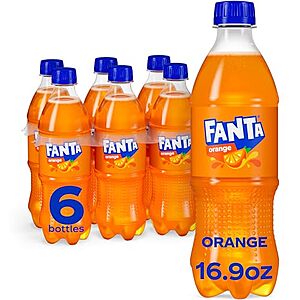 6-pk 16.9-fl-oz Fanta Orange Soda $3.85 w/ S&S